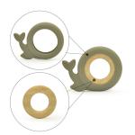 Silicone LFGB Organic Baby Teething Toy 9cm For Achy Gums