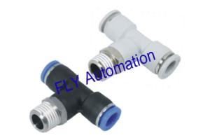 Quality Quick Connect PB Pisco Tee Zinc Brass Pneumatic Tube Fittings wholesale