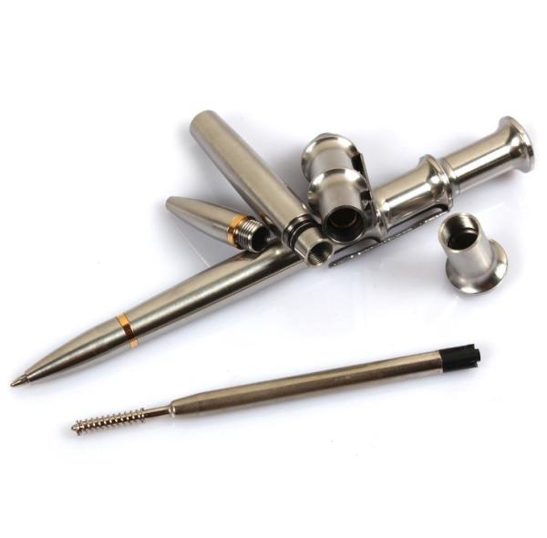 stainless steel survival pen high hardness silicon nitride pen can break the