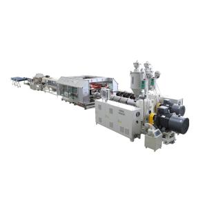 Quality High Speed Higher Output Plastic Pipe Extrusion Line HDPE Corrugated Pipe Making Machinery wholesale