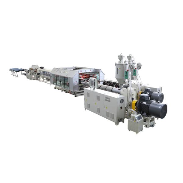 High Speed Higher Output Plastic Pipe Extrusion Line HDPE Corrugated Pipe Making