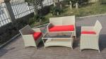 adjustable wicker outdoor sofa