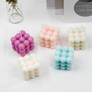 Quality Natural Soy Wax Velas Aromatics Cube Bubble Candle Scented Candles Artistic Candle wholesale