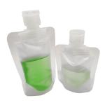 Leakproof 30ml 50ml 100ml Reusable Shampoo Spout Pouch Travel Size For Lotion