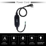 Auto GFCI US 3PIN Plug NEMA 515P Male To Female 90 Degree Falt Plug Outdoor
