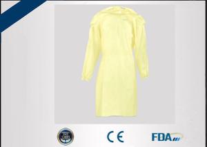 Quality Soft Disposable Isolation Gown For Particle / Alcohol / Blood Preventing wholesale