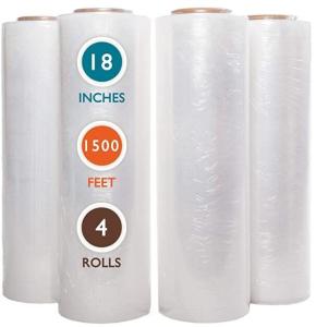 China Mini Stretch Packing Wrap With Handle For Pallet Wrap, Moving Supplies, Industrial Strength - Clear Film on sale