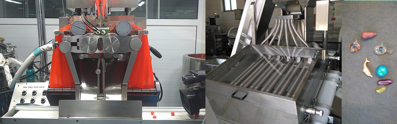 Soft Capsule Making Machine For Food , Pharmaceutical and paintball use