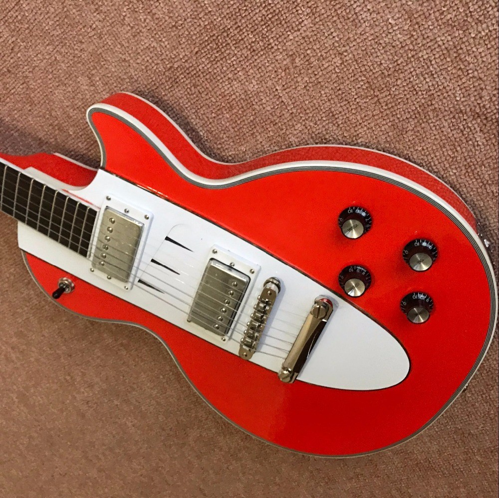 Custom hot selling orange Lp electric guitar guitar musical instruments mahogany body neck