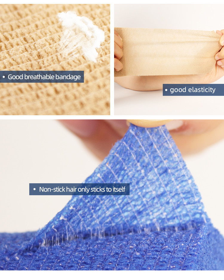 Hoof Trimming Tools Blue Non Woven Self-adhesive Bandage 4.5m X 10cm