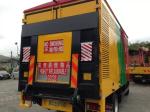 Steel Tailboard Hydraulic Equipment Lift Black Color DC12V 2KW