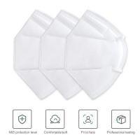 White Particulate Respirator N95 Face Mask Reusable Skin Friendly CE / FDA