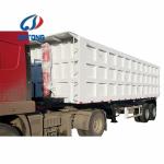40 Tons 40 Cubic Meter Container Tipper Truck Semi Trailer Featuring 10 Leaf