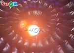 Voice Bounce Inflatable Tent 5x4x3.5mH Led Inflatable Disco Dome Tent For Music
