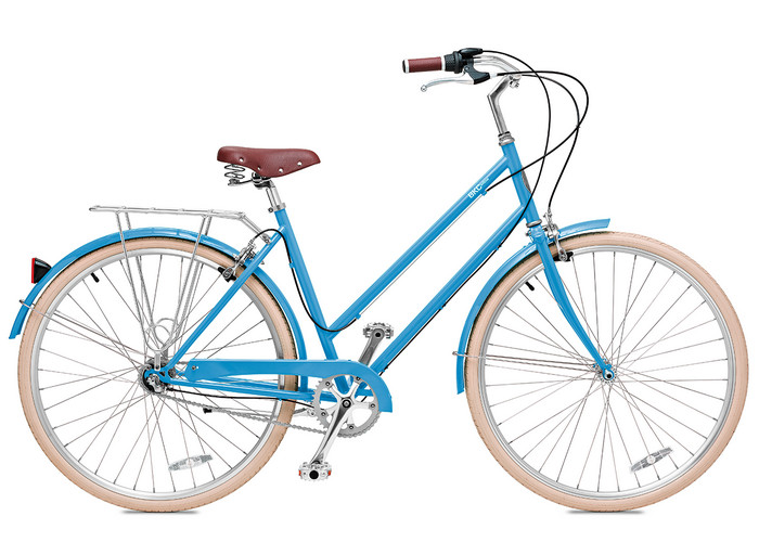Carbon steel colorful 26 inch OL elegant city bicicle for lady single speed