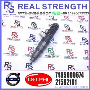 Quality Common Rail Diesel Fuel Injector 21582101 BEBE4D12201 7485000674 for V-O-L-V (RENAULT) MD11 wholesale