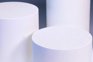 Quality Honeycomb Ceramic Catalyst DPF Substrate / 200CSI Catalytic Particle Filter wholesale