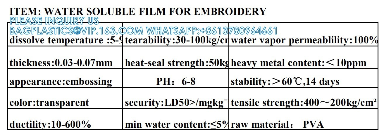 super wide mold peel film Water Soluble Membrane PVA Film Rolls Use For Packing From Water Soluble Material Film