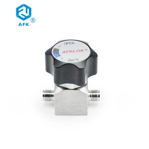 Quality Low Pressure Manual Stainless Steel Diaphragm Valve 1/4in 150psi For Nitrogen Oxygen Helium wholesale