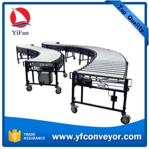 Quality Good price electric power retractable flexible expandable roller conveyor for sale wholesale