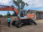 Hitachi EX 160WD Used Wheel Excavator 102 kN 1.26m Bucket width