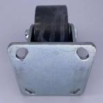 High Temp Casters Rigid Cast Iron Castor Wheels 150MM