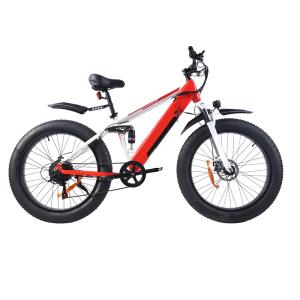 Quality 500W Fat Tire Electric Hunting Bike 40km/H With 26x4.0 Fat Tire wholesale