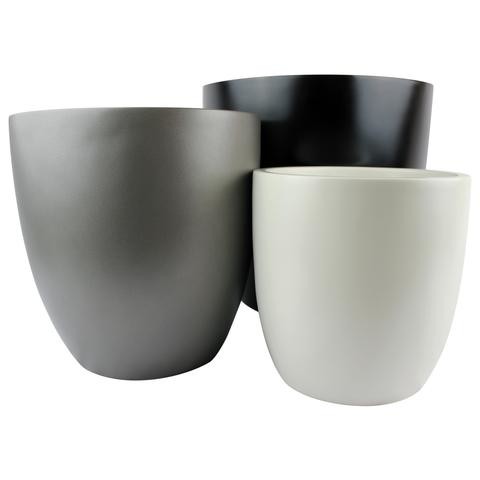Waterproof Fiberglass Flower Pots Resin FRP Plant Pots For Decor
