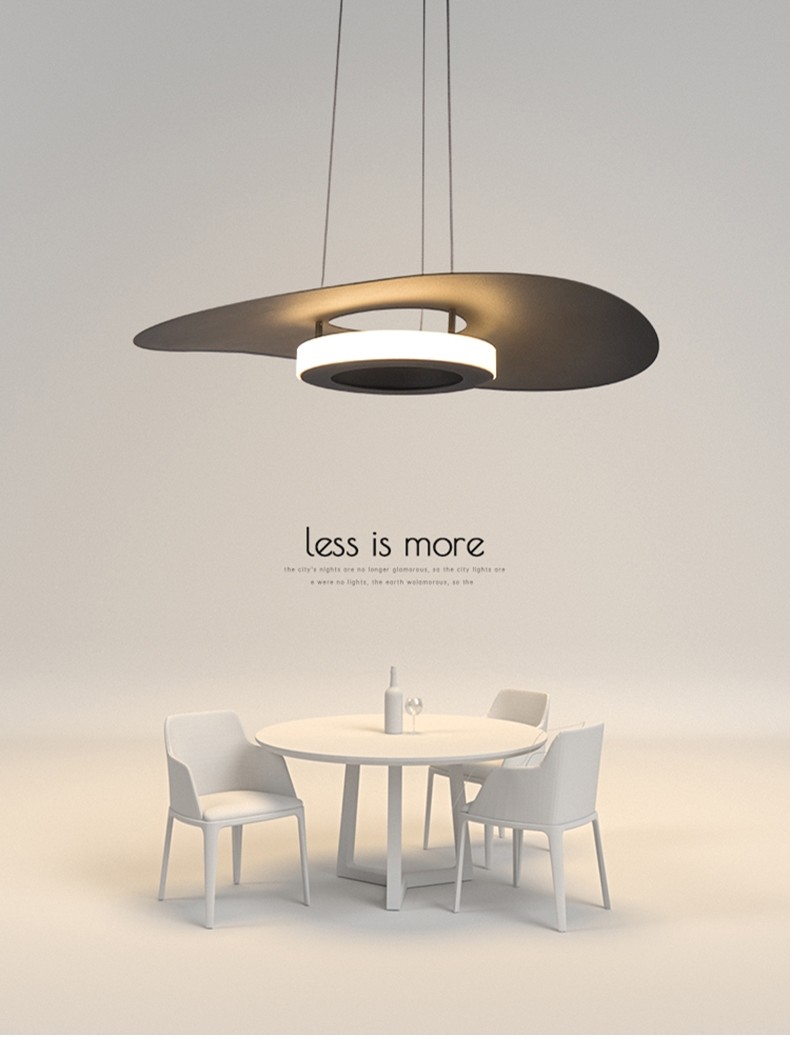 Modern Round Aluminum Led Pendant Lights For Living Room Dining Room LED Chandelier(WH-AP-586)
