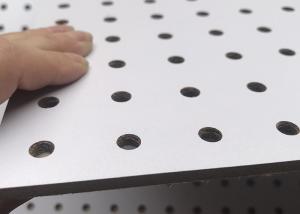 Quality Indoor Supermarket 3.7mm MDF Pegboard With Hooks wholesale