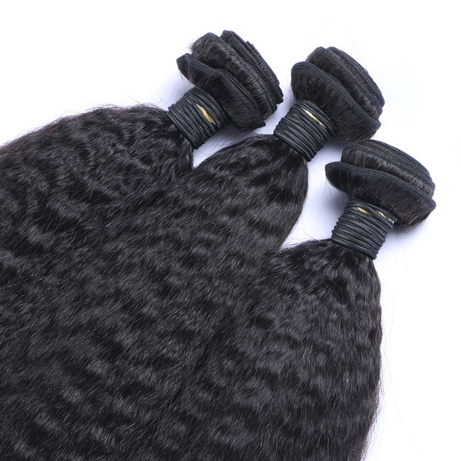 Kinky Straight Peruvian Weave Raw Hair Bundles 28 30 Inch Remy Extensions
