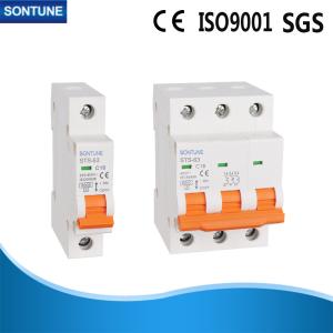 Quality IEC60898 Standard MCB Circuit Breaker Sts-63 1p 3p 4.5KA wholesale