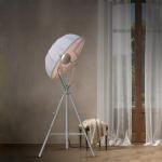 Nordic minimalist creative semicircular metal lampshade photography satellite