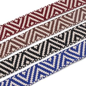 Quality KJ20024 Home Textile Jacquard Ribbon Trim 40mm wholesale