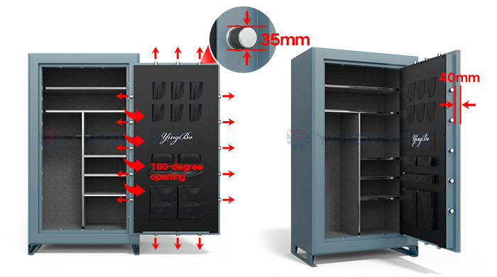 Fireproof Heavy Gun Safe Box Anti Theft With UL Certificate