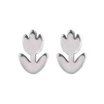 Wholesale cheap price stainless steel body jewelry flower stud earrings for
