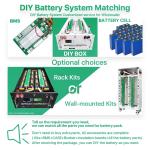 DIY Battery Case for 24V 48V 51.2V 280Ah Lifepo4 Battery Box 15Kwh 16S EV 302Ah