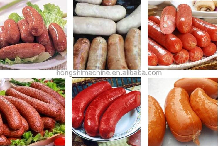Automatic Vacuum Sausage Stuffer Making Machine Pneumatic Sausage Stuffing Filing Machine with Twisting