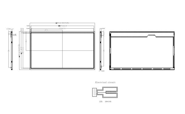 Cheap LVDS LCD Industrial Panel Mount Monitor Display HDMI​ 21.5 Inch Transmissive for sale