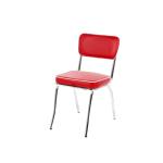 Leather Upholstered Steel Frame Dining Chair 12KGS 890mm 430mm