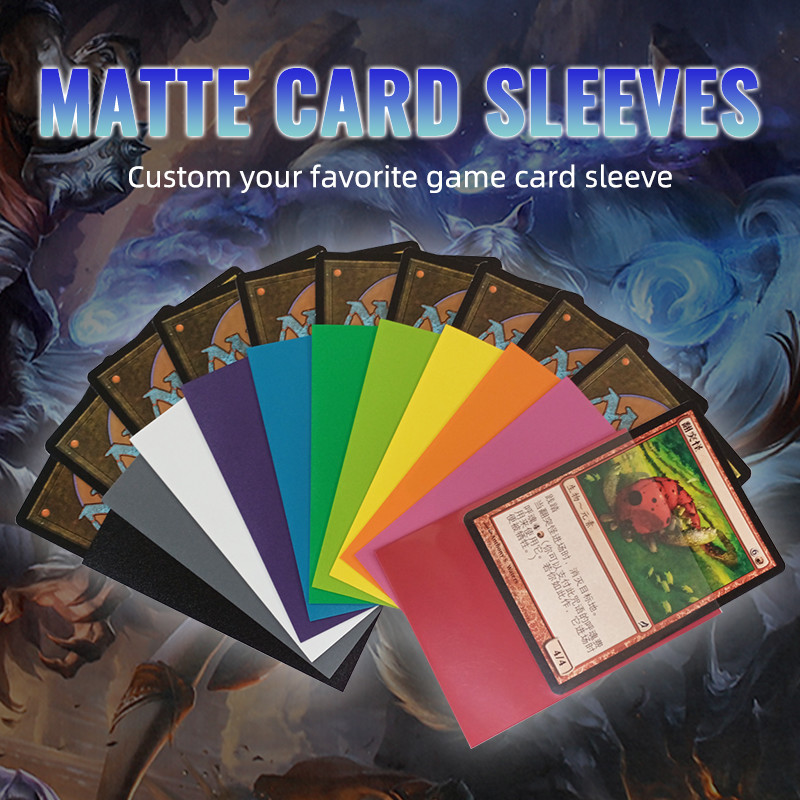 Premium 125-130 Mil CPP Matte Card Sleeves For Card Protection