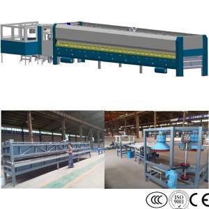 Quality Glass Pot Cover Glass Edging Machine , Flat Bent Glass Tempering Machine,Glass Lid Tempering Furnace wholesale