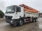 290KW 37m Concrete Truck With Pump Zoomlion Long Arm High Safety 120m3/H