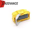 Yellow Color 54 Pin Female PBT GF20 Auto Wire-to-Board ECU Connector