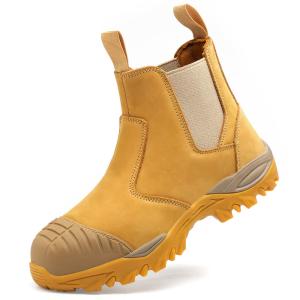 Quality Waterproof Nubuck Leather Safety Boots For Men Wholesale wholesale