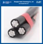 Overhead Insulated Cable 0.6/1KV 2X50+50 AAC/XLPE+AAAC/XLPE Aerial Bundled cable