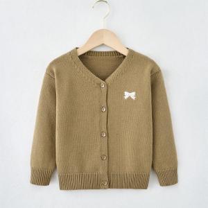 Quality Fashionable Baby Kids Sweater customized material multi color with buttons long sleeve sweater cardigan wholesale