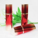 Red Triangle Bottle 50ml Firm Lotion Luxury Acrylic Bottle For Health Care