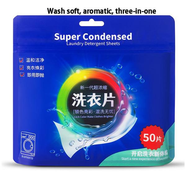 Household Clean Laundry Sheets Color Protection And Fragrance Laundry Tablets