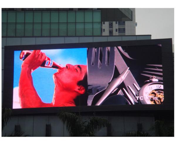 IP65 P16 Full Color Video Led Advertising Billboard Display Screen , 16 * 8